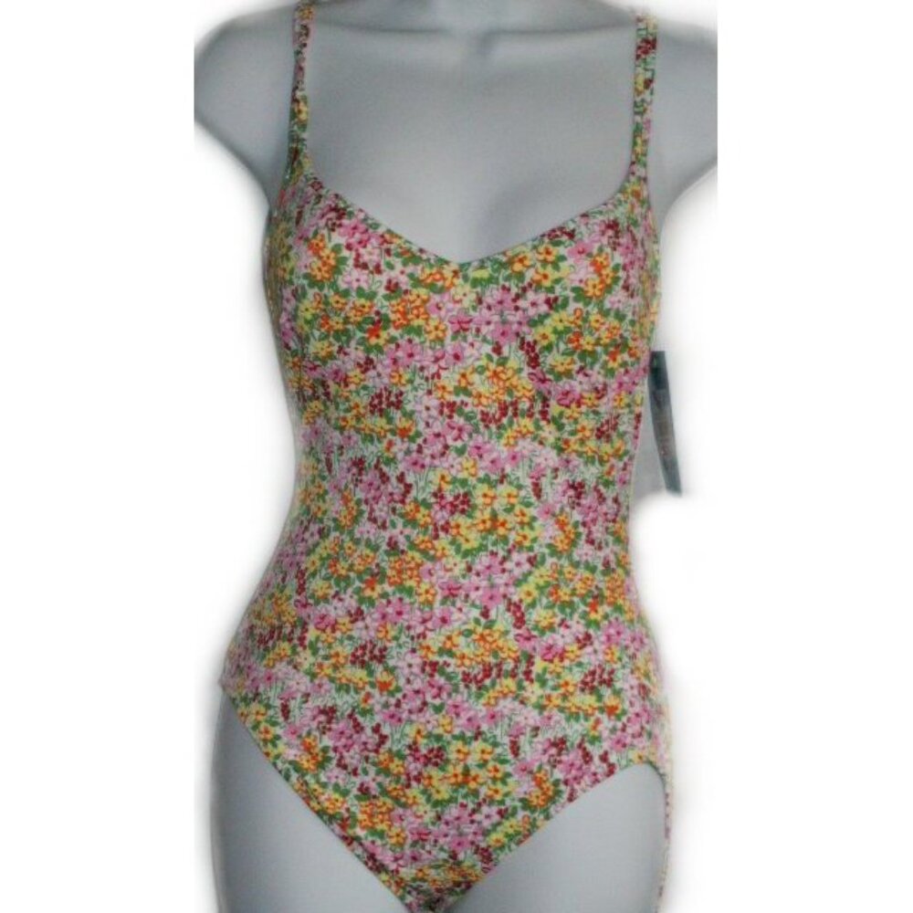 Sessa Floral 1 Piece Swimsuit - Sz 6 - NEW